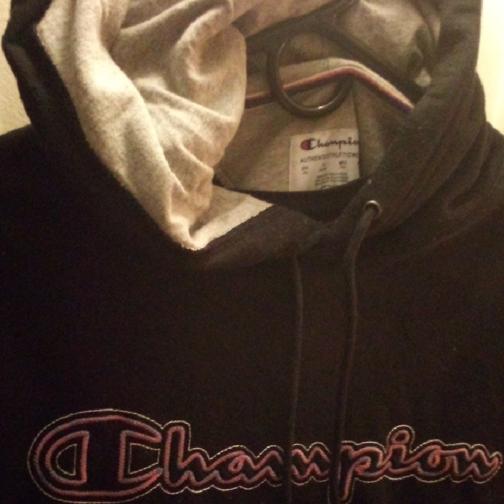 Champion Black Hoodie